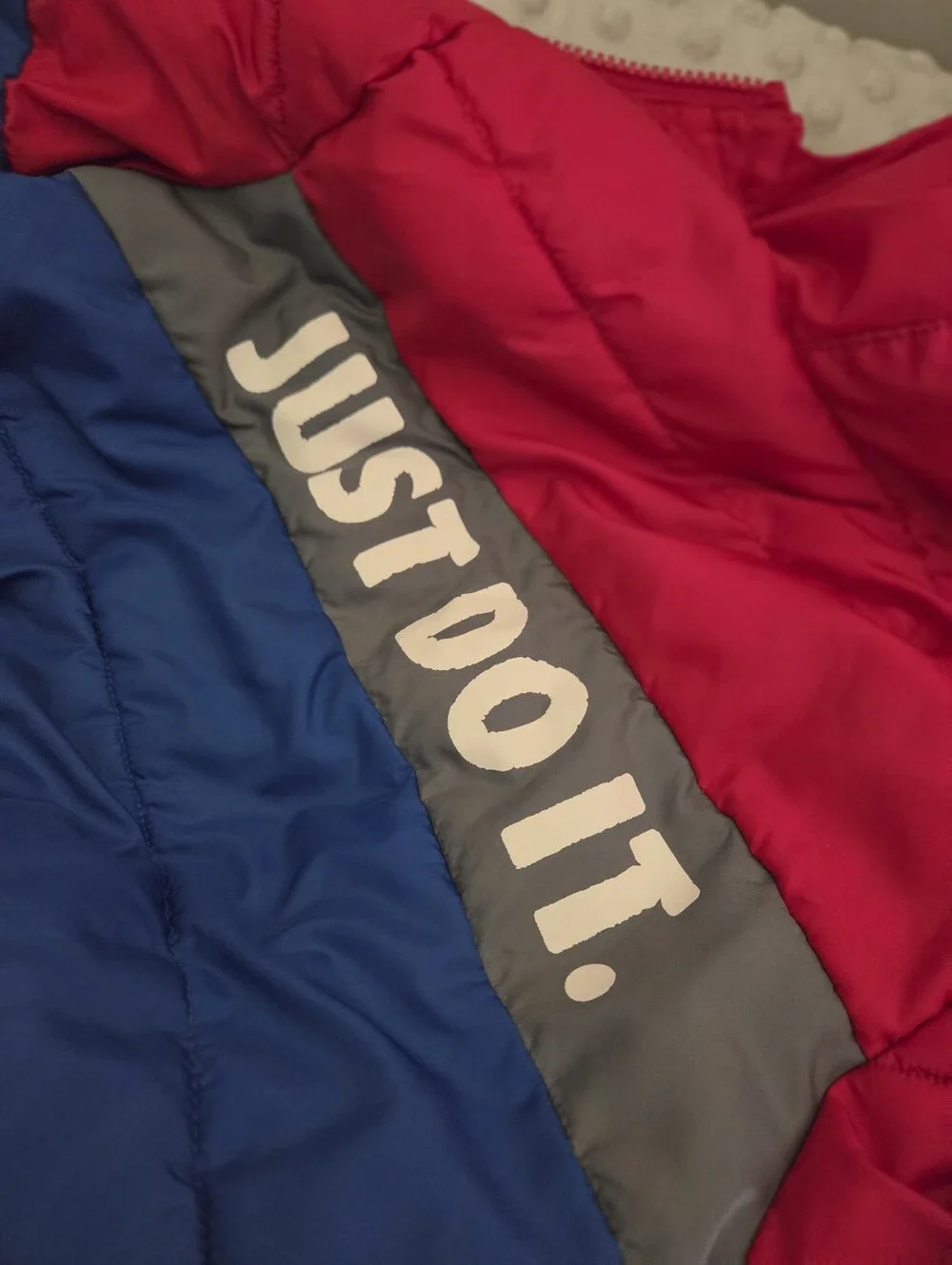 Nike Toddler Boys Colorblock Just Do It Puffer Jacket 3T